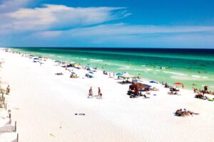 A beach where you can do many Things To Do In Santa Rosa Beach, FL.