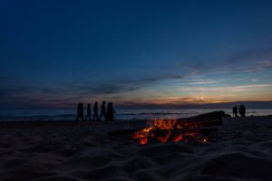 People on a beach enjoying Things To Do On 30A.